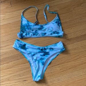 Shein Marbled Bikini NWOT